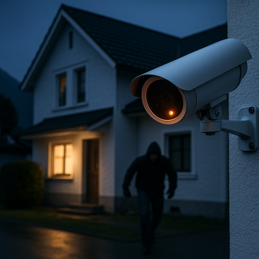 Überwachungskamera stoppt Einruch in Schweiz