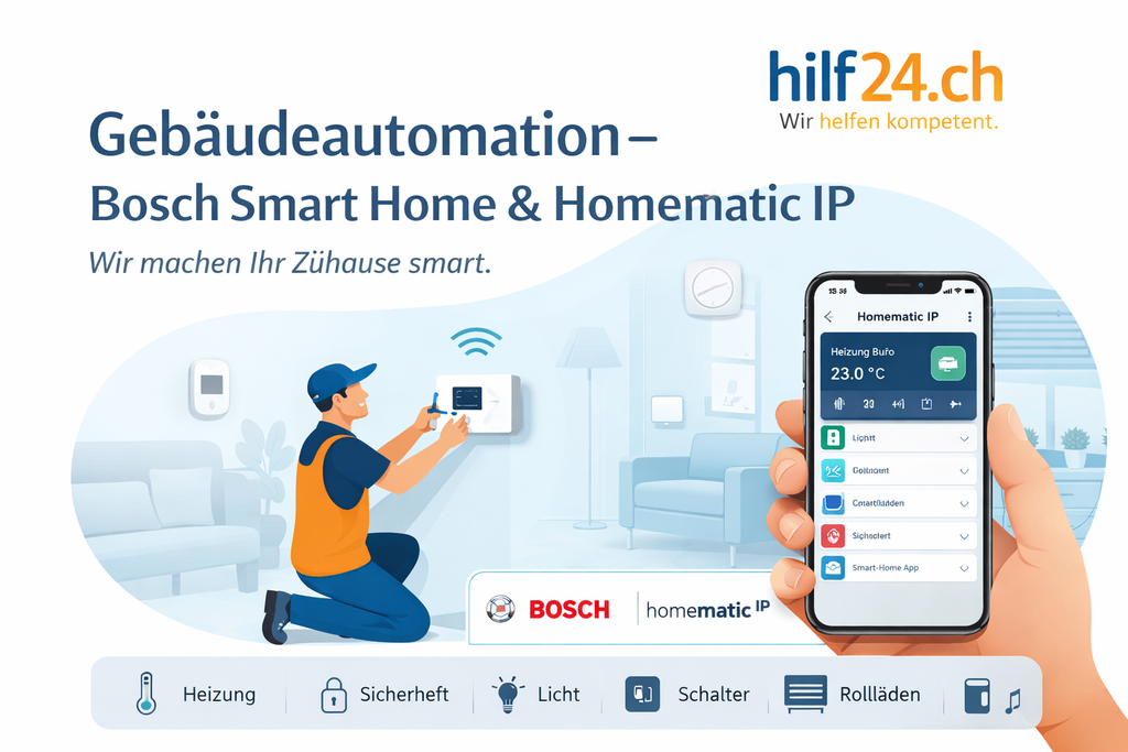 Bosch Smart Home Rauchmelder Lieferung & Einrichtung vor Ort | Schaffhausen & Zürich
